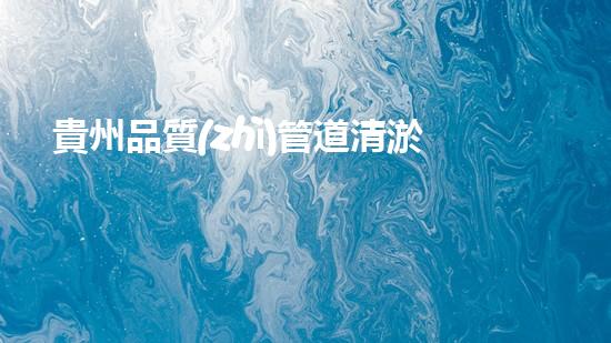 貴州品質(zhì)管道清淤設(shè)備招標(biāo)：創(chuàng)新技術(shù)助力暢通未來(lái)！